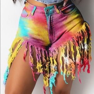 Tie Die Shorts